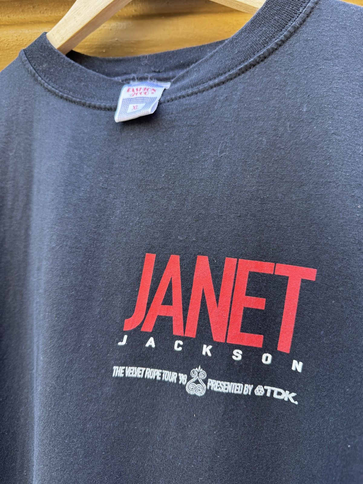 Vintage Vintage Janet Jackson The Velvet Rope tour 98 Tee Size US XL / EU 56 / 4 - 3 Thumbnail