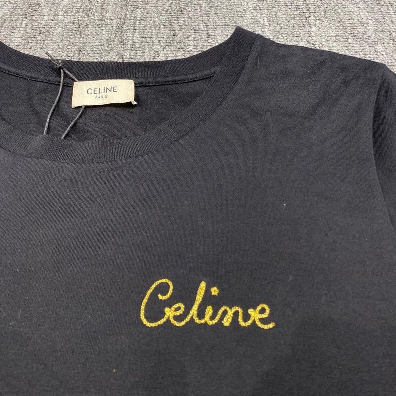 Celine Celine Black Short Sleeve TShirt Size S Size US S / EU 44-46 / 1 - 4 Thumbnail