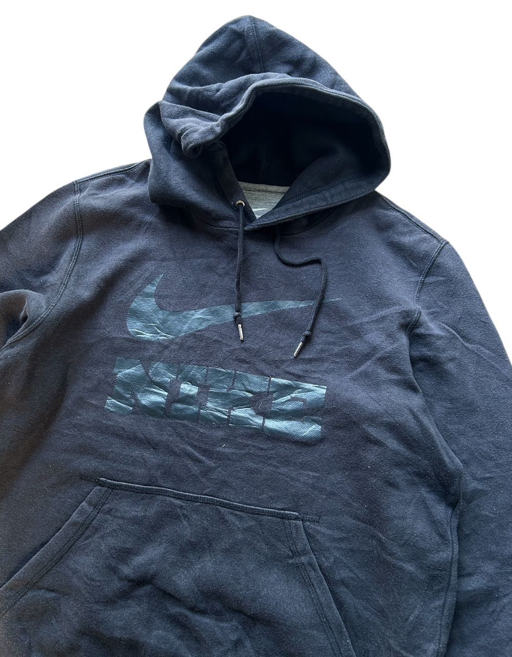 Japanese Brand × Nike Vintage Nike block Logo hoodie Size US M / EU 48-50 / 2 - 2 Thumbnail
