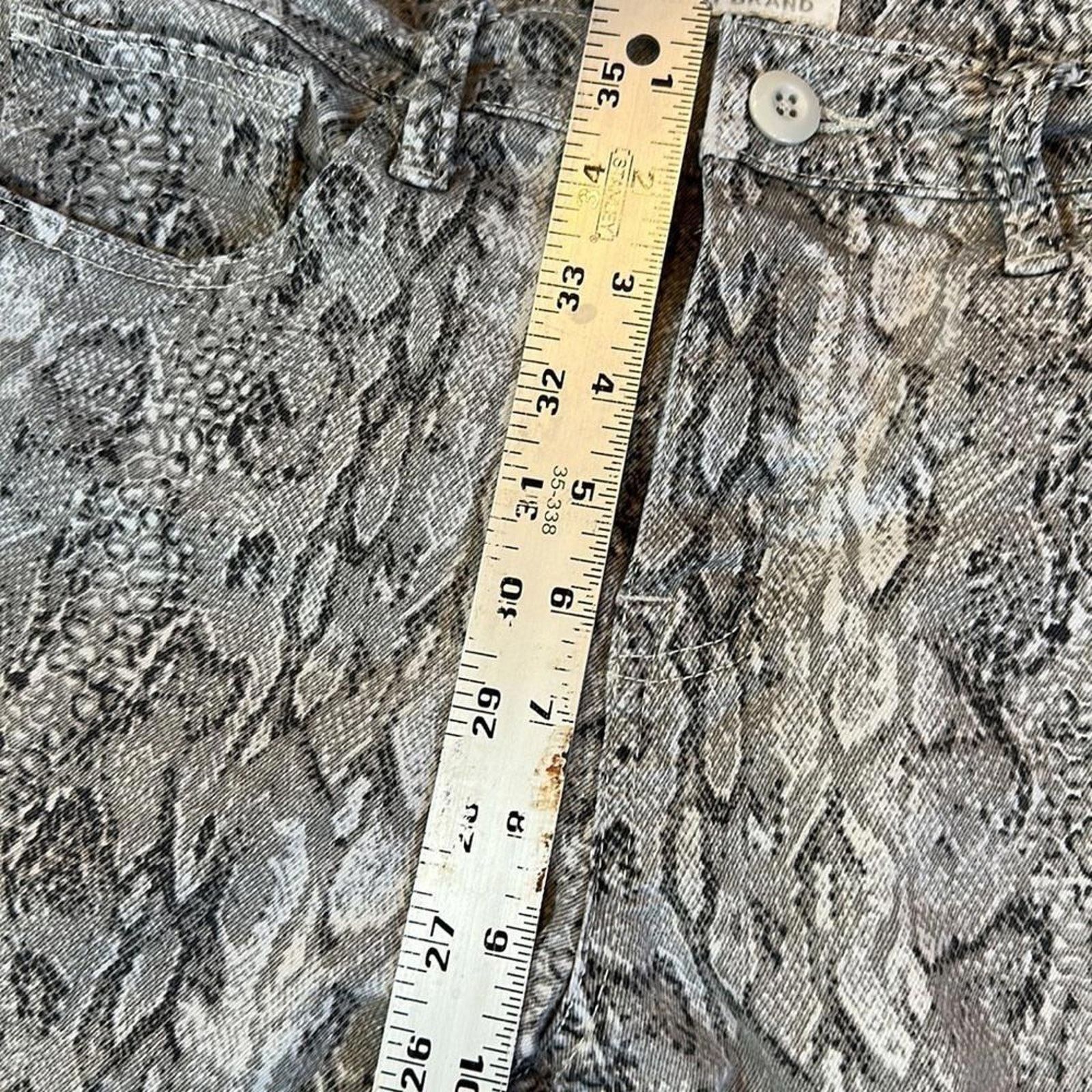 Lucky Brand Trendy Snake Print Jeans - Stylish and Unique Size 36" / US 14 / IT 50 - 3 Thumbnail