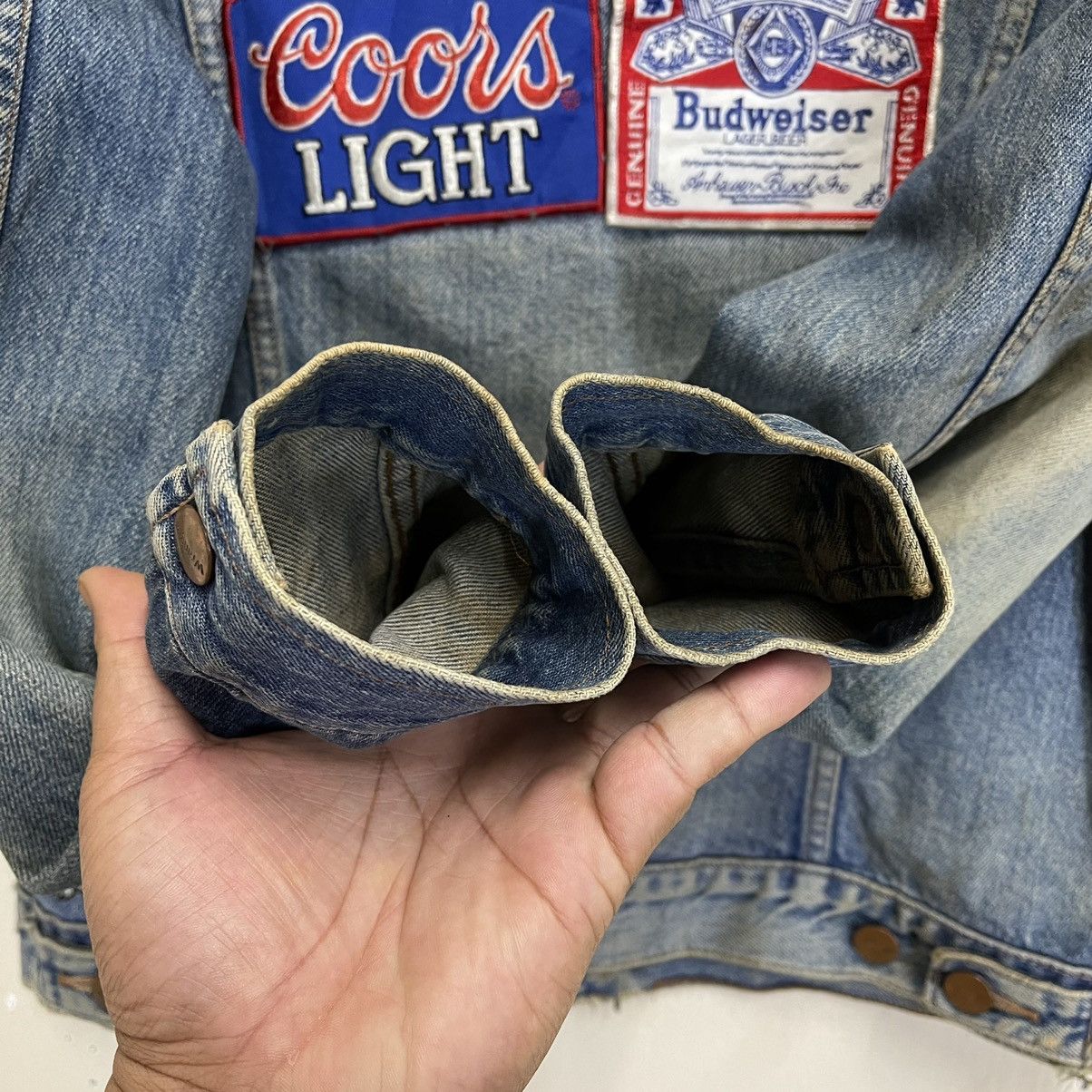 Wrangler Vintage Wrangler Pachwork Trucker Denim Jacket Size US M / EU 48-50 / 2 - 15 Thumbnail