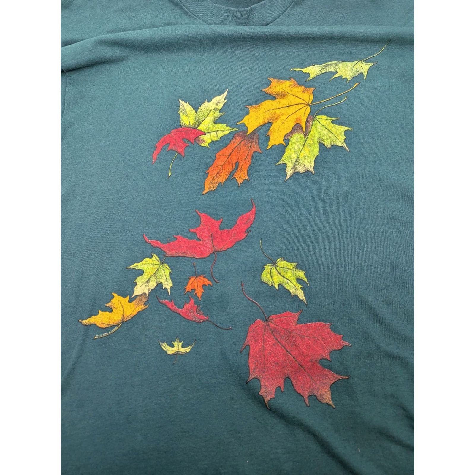 Vintage Vintage Liscombe Lodge Canada Maple Leaf Shirt Green 90s Crew Neck T-Shirt Logo Men S/M Autumn Christmas Maple Leaf Canada Shirt Mens Size US S / EU 44-46 / 1 - 4 Thumbnail
