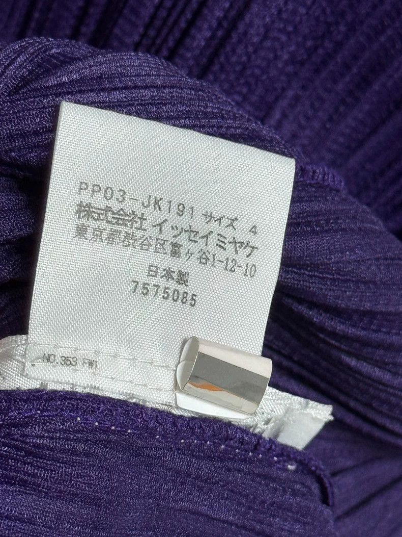 Issey Miyake Issey Miyake size:4 Purple pleated top Size S / US 4 / IT 40 - 4 Thumbnail
