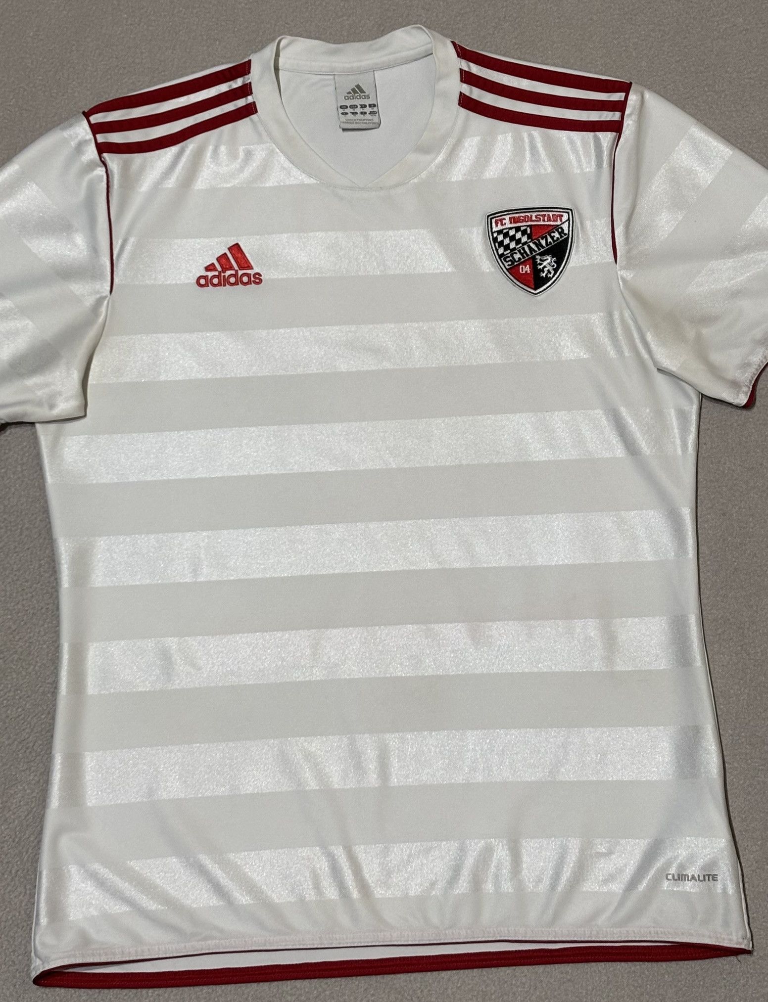 Adidas FC Ingolstadt 2012/2013 Adidas Training Jersey Size M Size US M / EU 48-50 / 2 - 6 Thumbnail