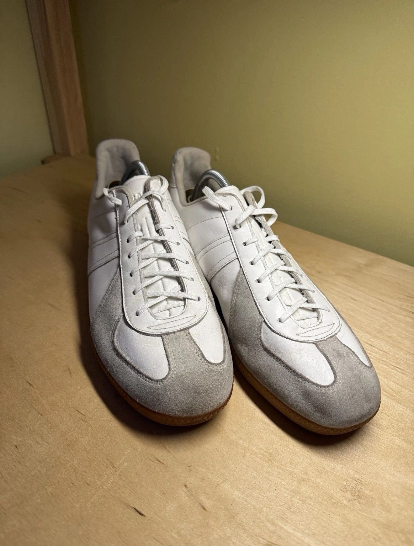 Vintage Bundeswehr GAT BW Sport Army Trainer Leather Shoes EU48 US15 Size US 15 / EU 48 - 2 Thumbnail