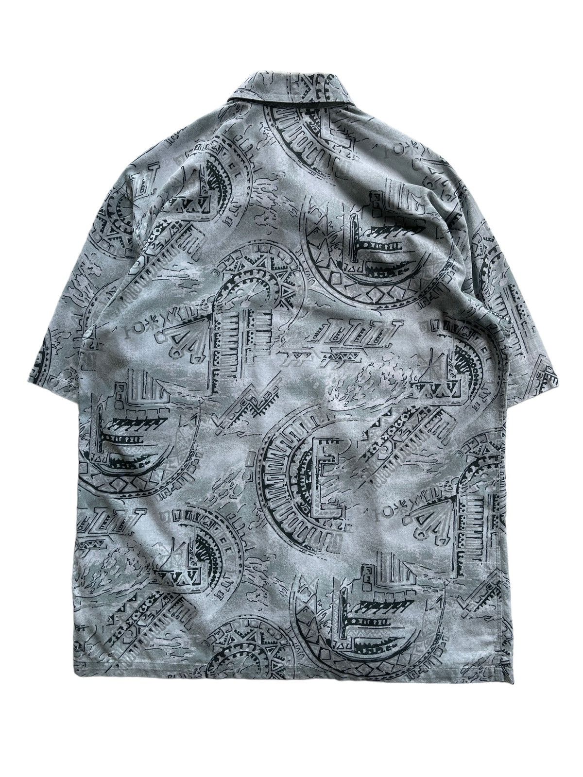 Balenciaga Vintage Balenciaga Luxury Abstract Cotton Shirt Size US L / EU 52-54 / 3 - 2 Thumbnail
