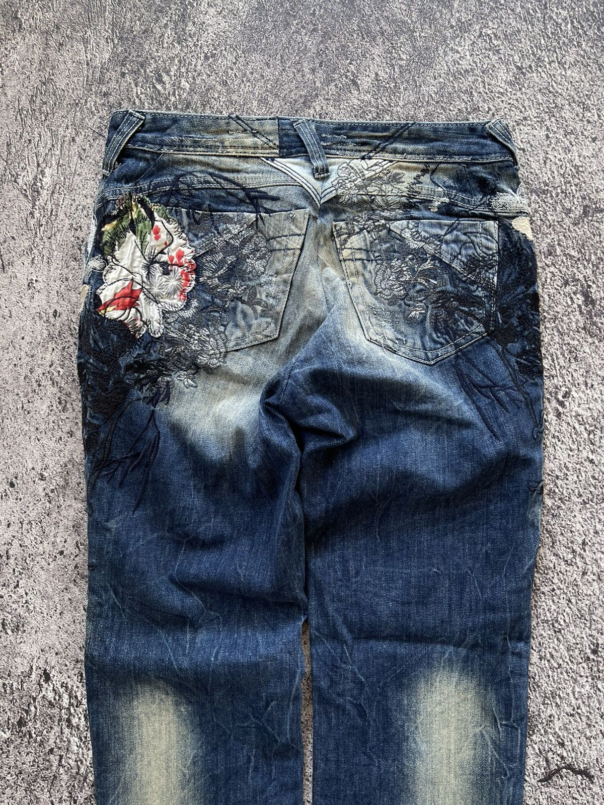 Japanese Brand Y2k Jpj poem grunge ifsixwasnine bootcut jeans Size US 28 / EU 44 - 2 Thumbnail