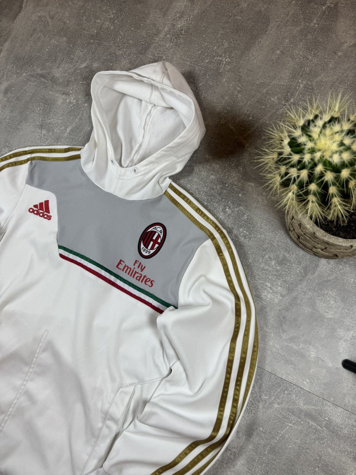 Adidas Vintage Adidas Milan Hoodie Sweatshirt Size US L / EU 52-54 / 3 - 4 Thumbnail