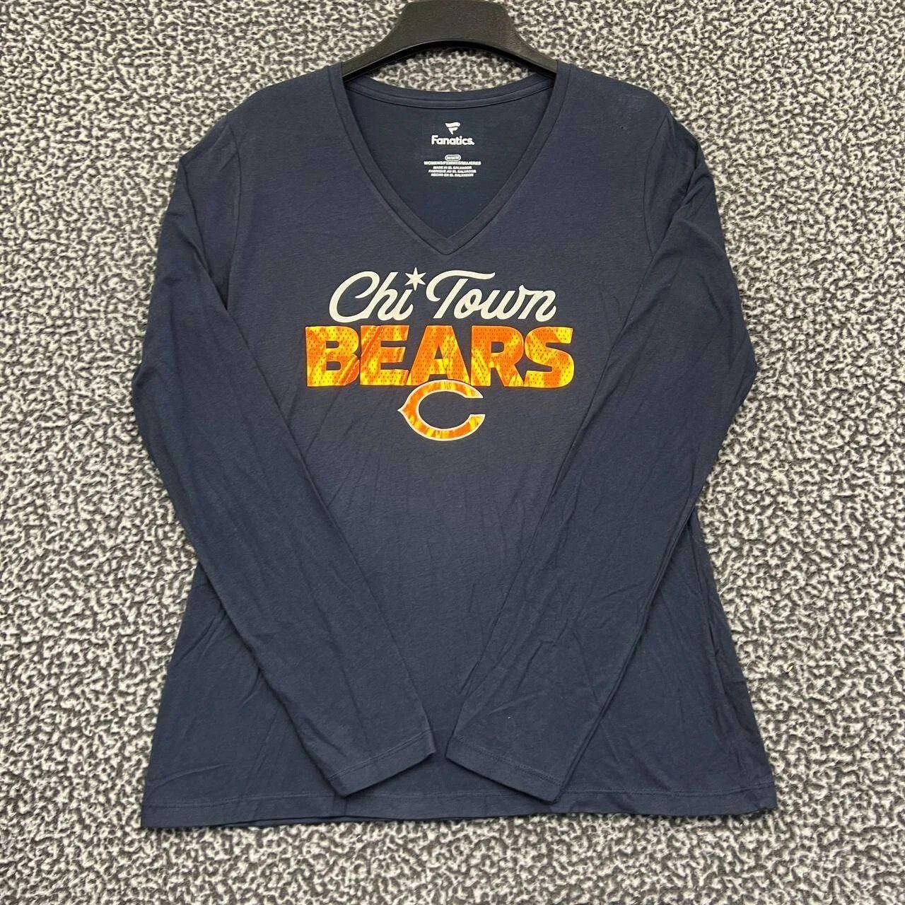 Other Chicago Bears Shirt Women Fanatics Long Sleeve V-Neck New M Size M / US 6-8 / IT 42-44 - 1 Thumbnail