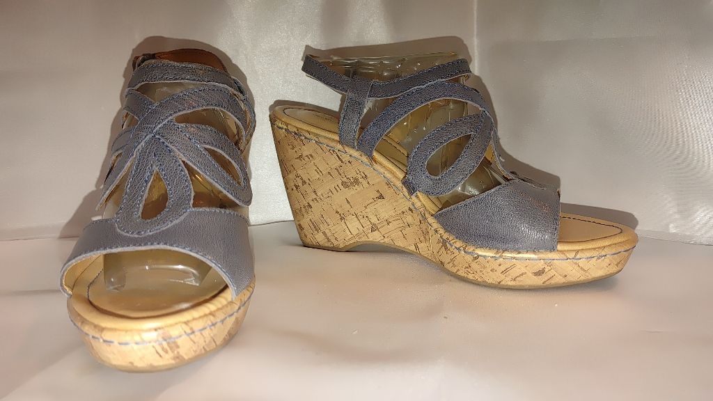 Born BOC Born Jalina Cork Wedge Sandals Size 9M Size US 9 / IT 39 - 6 Thumbnail