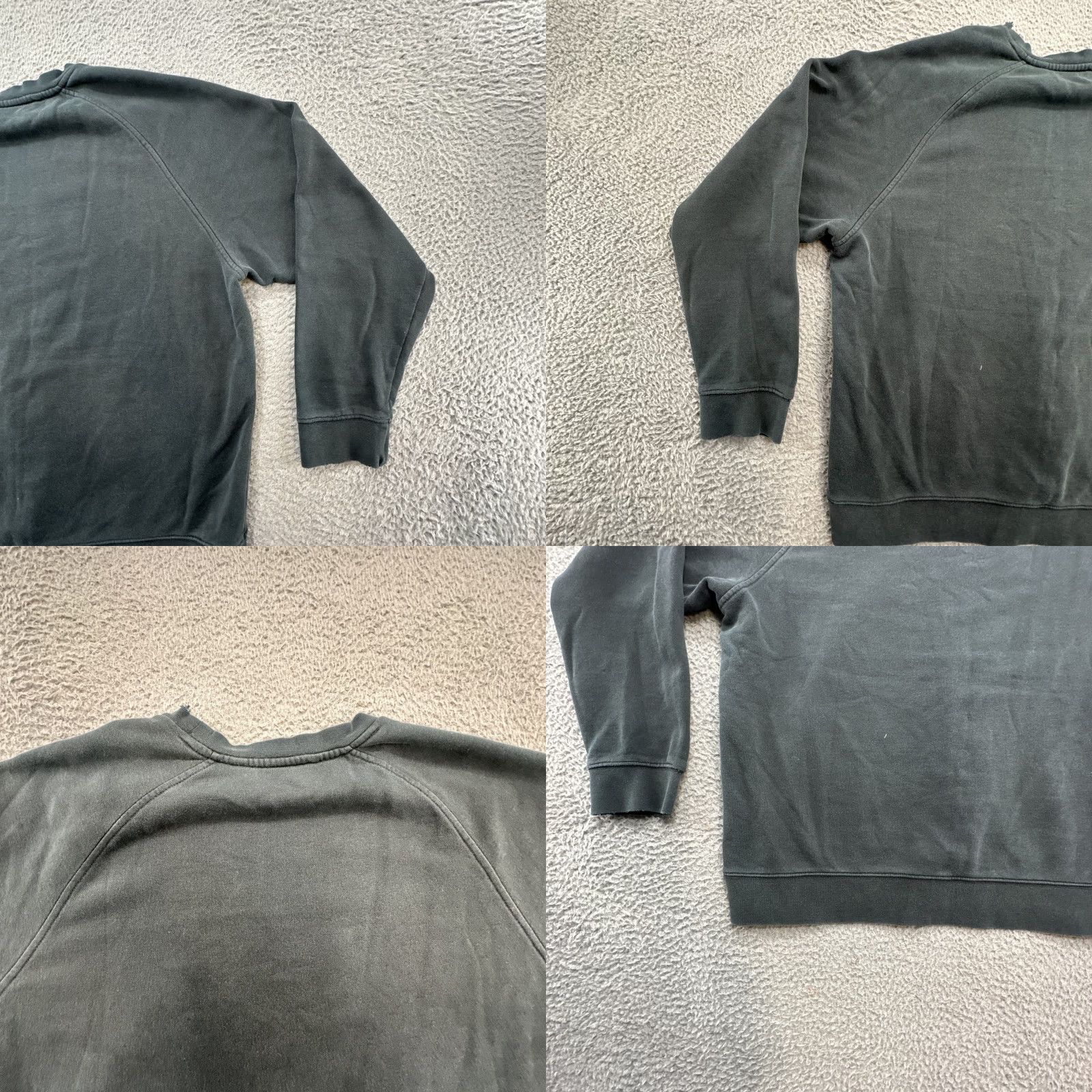 Nike Nike Men's Long Sleeve Raglan Crew Neck Mini Swoosh Sweatshirt Black Size L Size US L / EU 52-54 / 3 - 9 Thumbnail