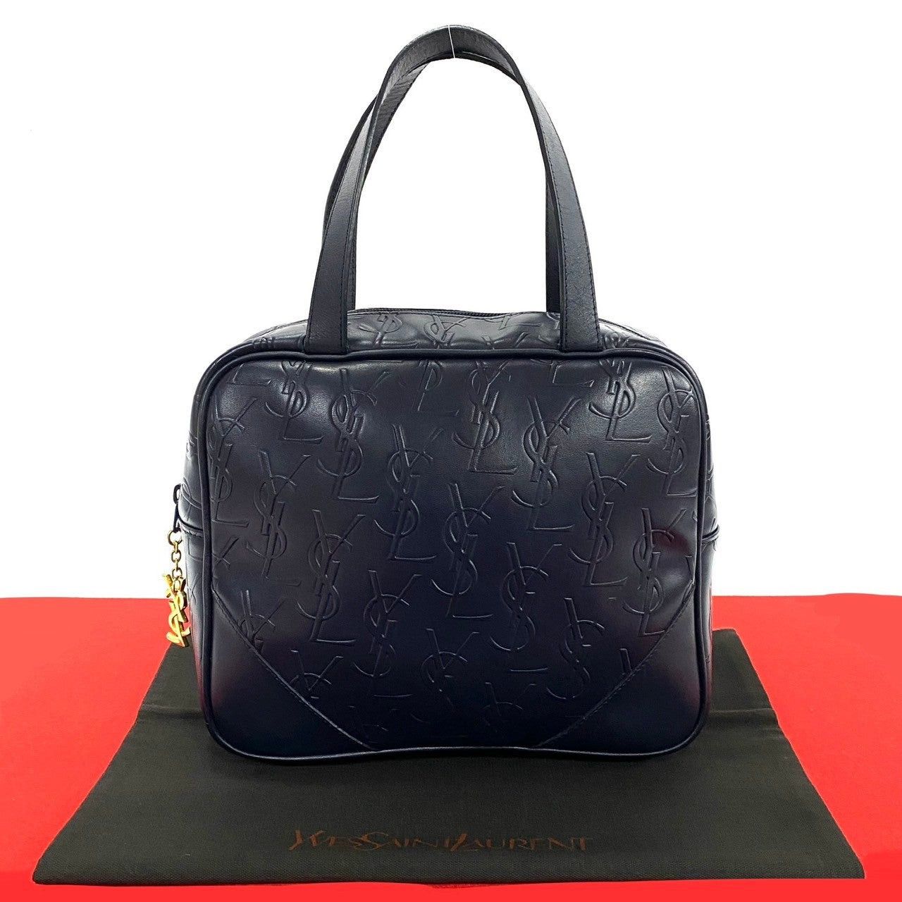 Yves Saint Laurent Yves Saint Laurent Handbag Blue Leather Size ONE SIZE - 1 Thumbnail