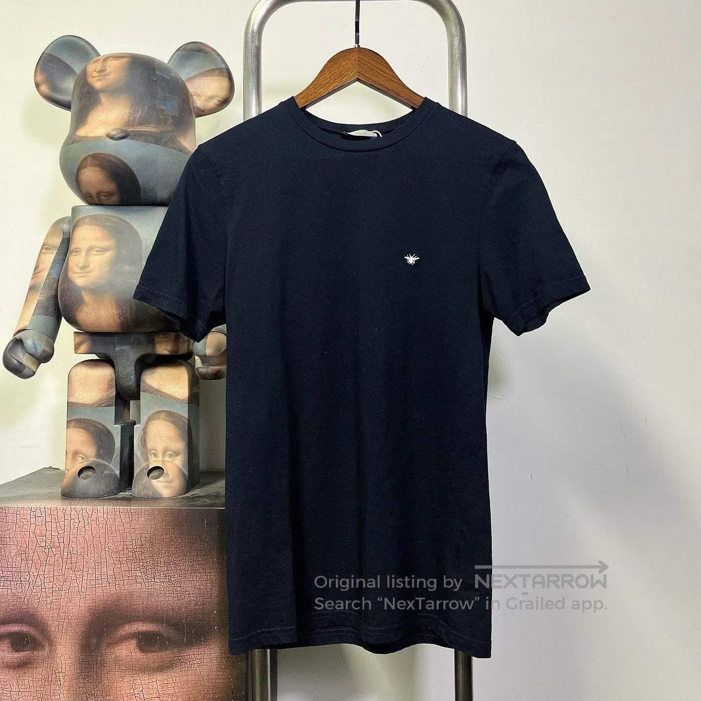 Dior × Stussy Dior x Stussy bee embroidered t-shirt tee t black 
