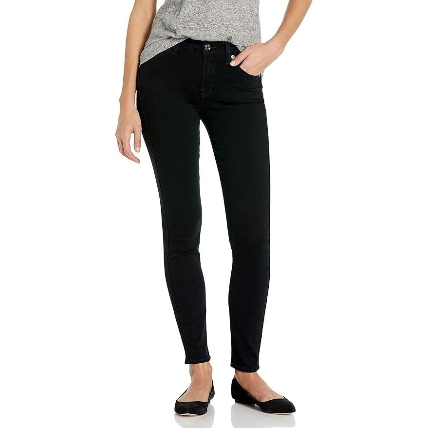 7 For All Mankind 7 For All Mankind Black Denim Jeans - Size 27 - Excellent! Size 27" / US 4 / IT 40 - 1 Thumbnail