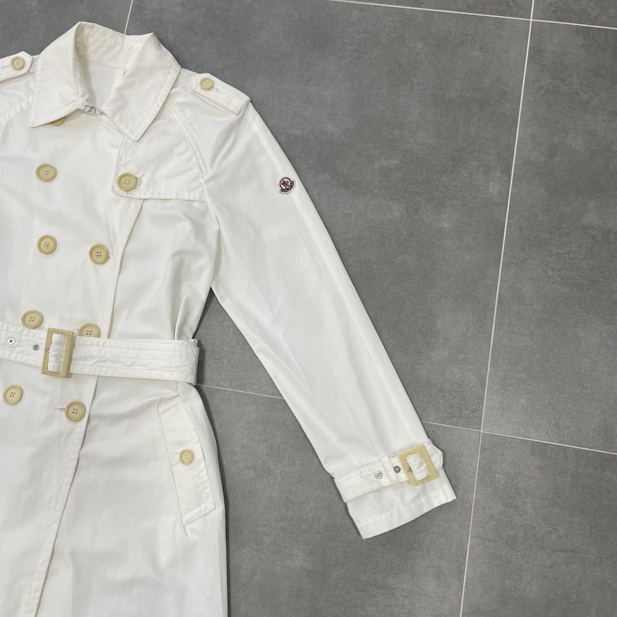 Moncler Authentic Moncler Women Trench Coat Size 2 (M) Size M / US 6-8 / IT 42-44 - 9 Thumbnail