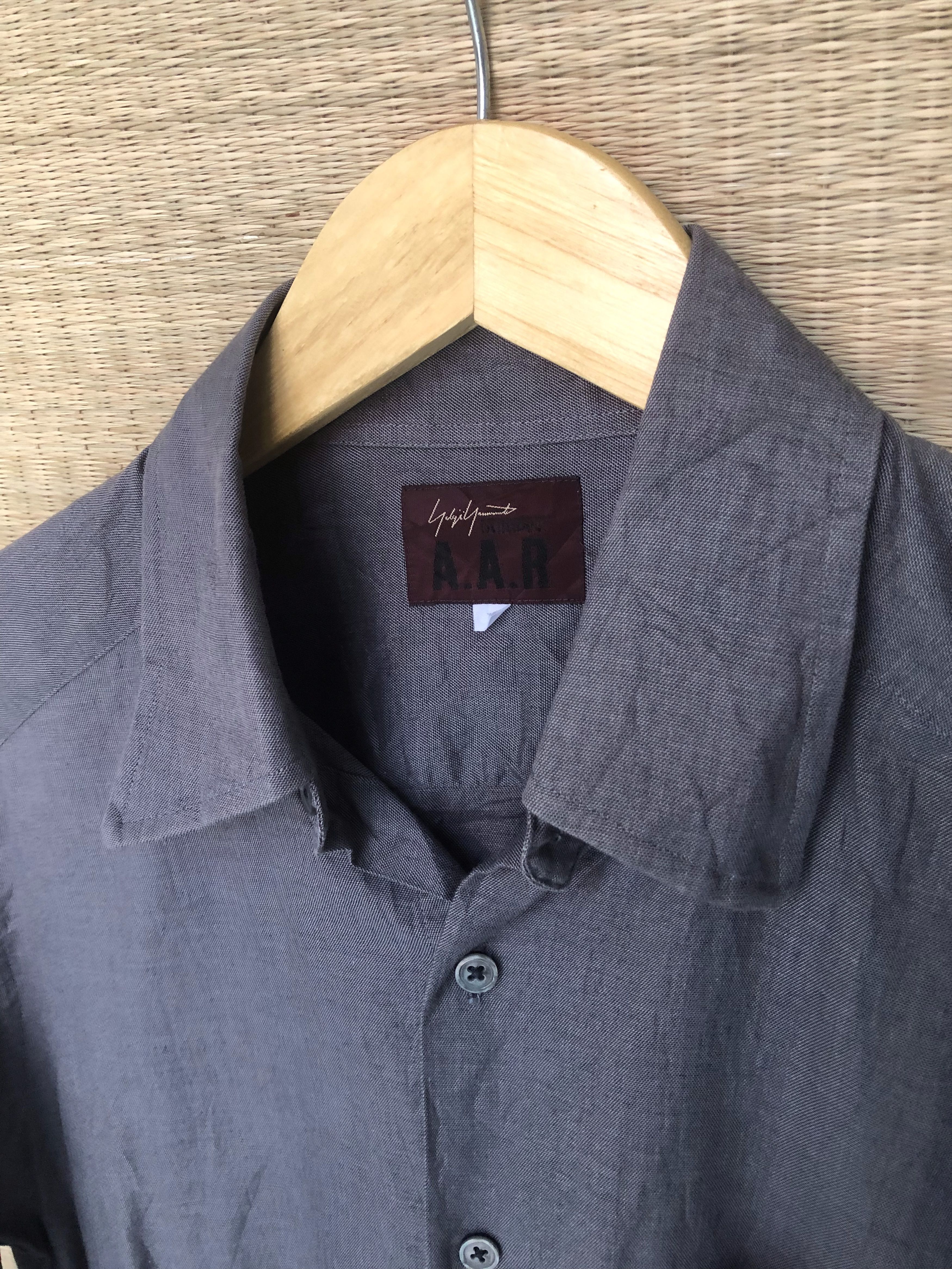 Yohji Yamamoto gray shirt Size US M / EU 48-50 / 2 - 2 Thumbnail