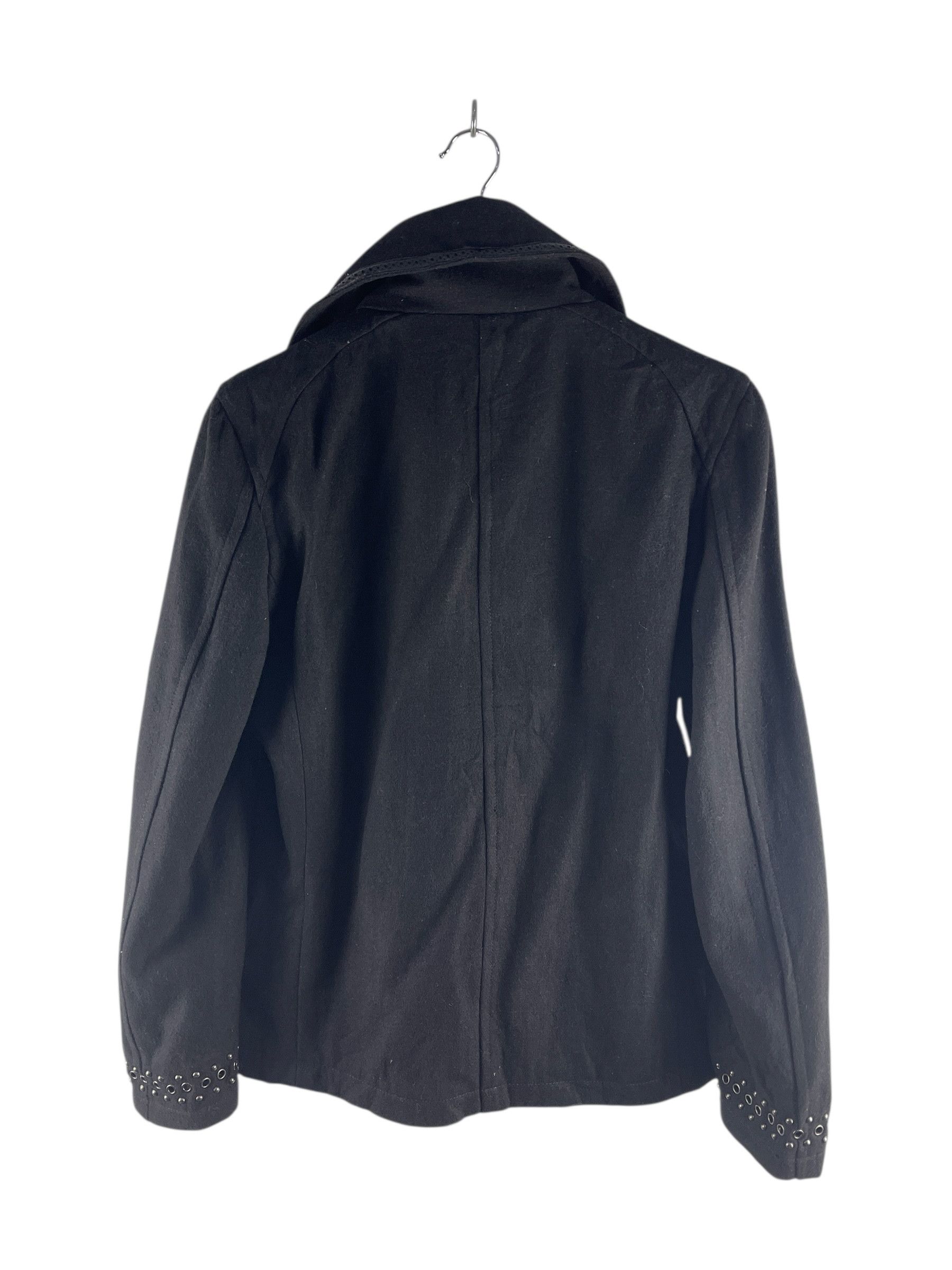 Japanese Brand MIDAS Studded Double-Breasted Pea Coat Jacket Size US S / EU 44-46 / 1 - 2 Thumbnail
