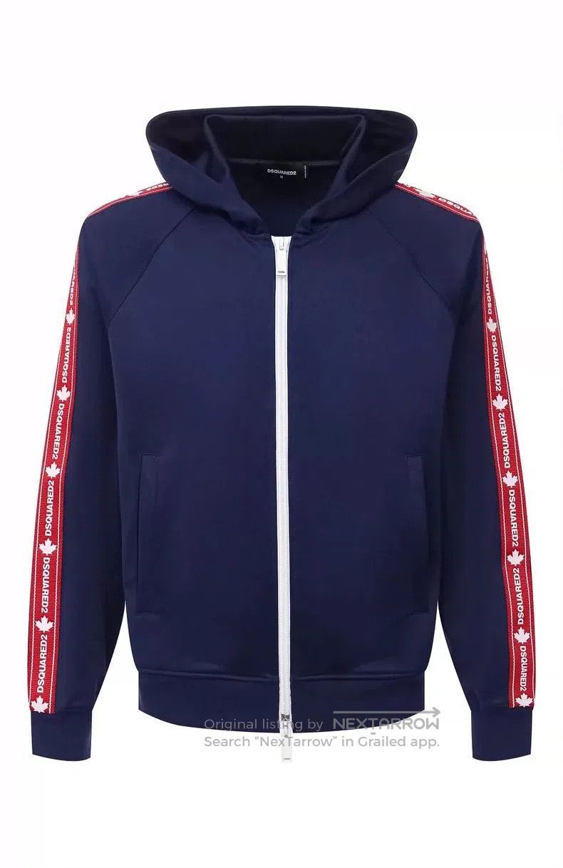 Dsquared2 Dsquared2 Blue Hooded Zip Jacket. Size US XL / EU 56 / 4 - 1 Thumbnail