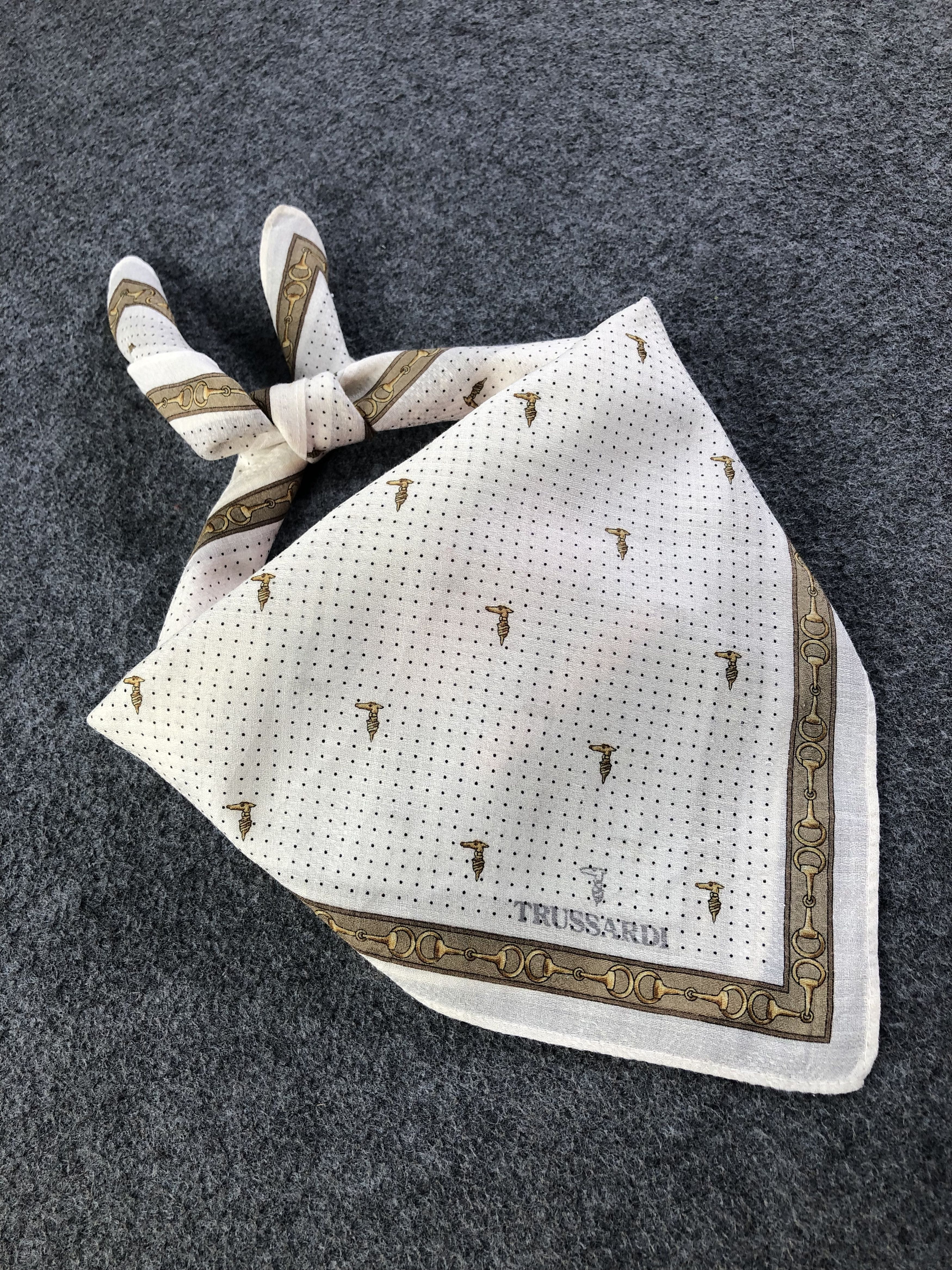 Trussardi × Vintage Trussardi Handkerchief / Bandana / Neckerchief Size ONE SIZE - 1 Thumbnail
