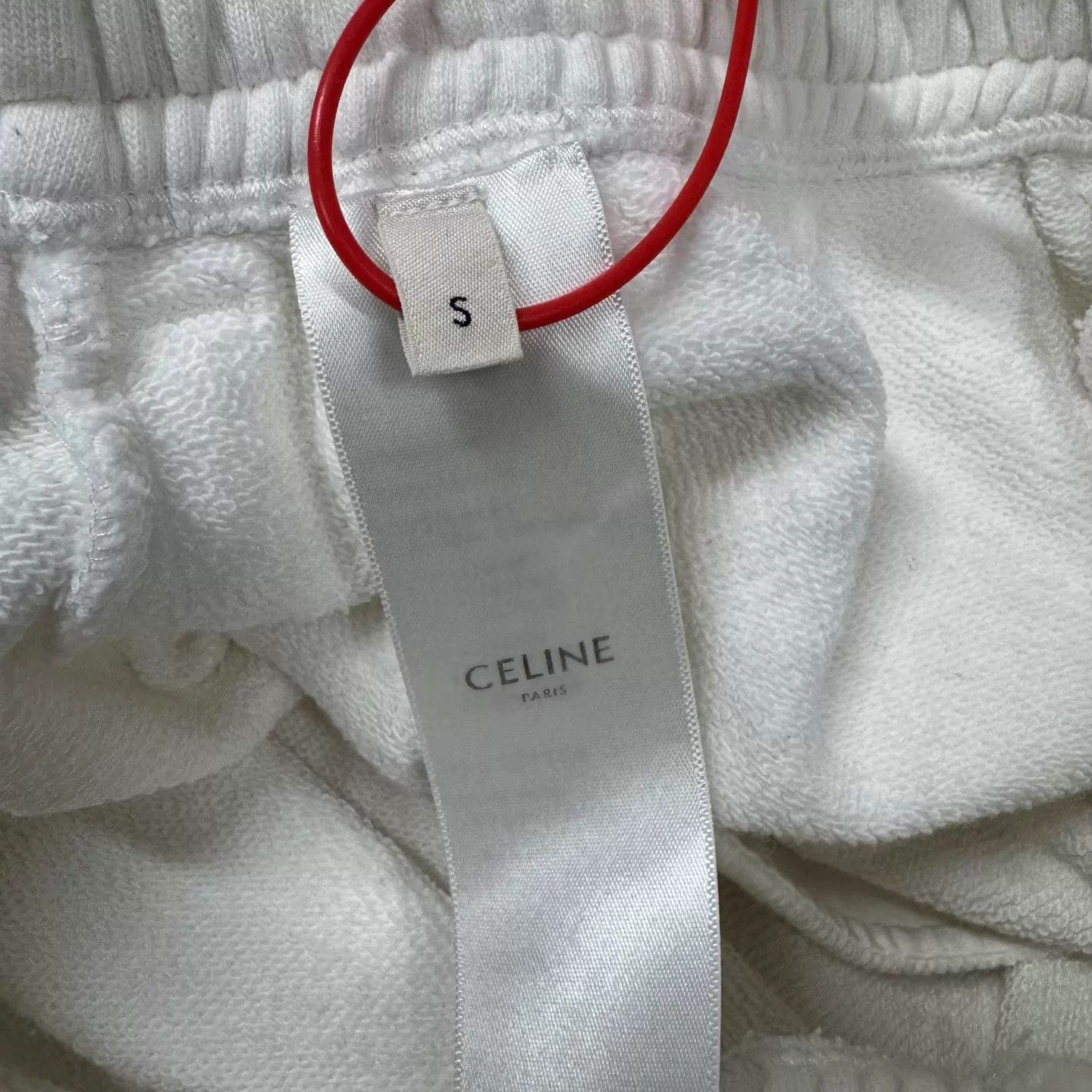 Celine Celine S embroidered logo drawstring sweatpants NWT Size 26" / US 2 / IT 38 - 8 Thumbnail