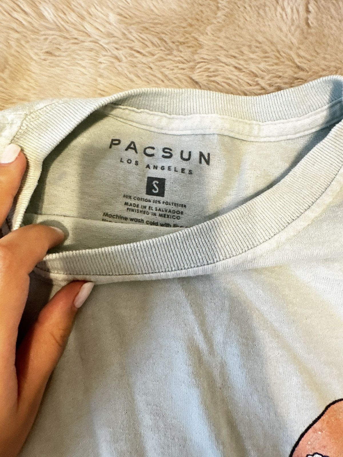 Pacsun Pacsun Light Blue Top Size S / US 4 / IT 40 - 3 Thumbnail