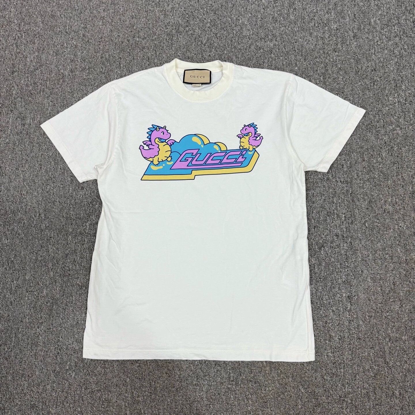 Gucci Dragon cartoon short sleeve XS 99 New
