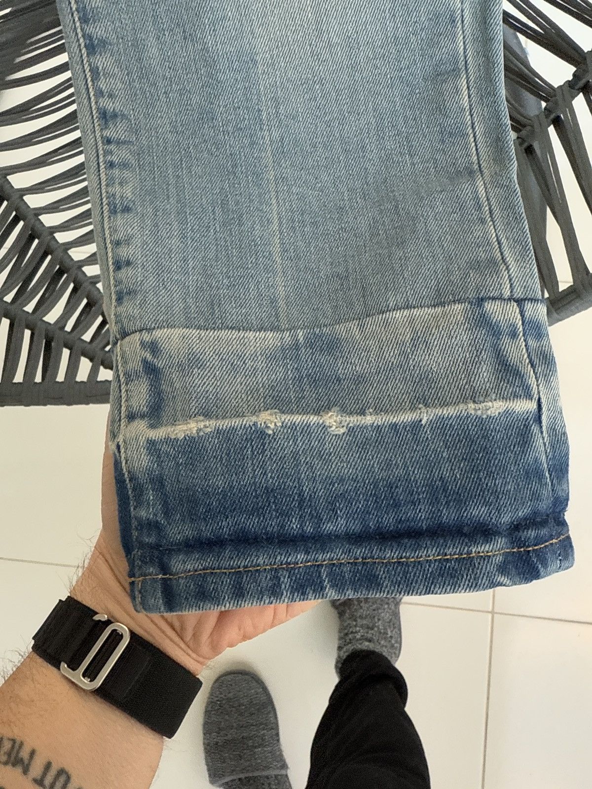 Maison Margiela Sewn on the bottom of the jeans details Size US 31 - 3 Thumbnail