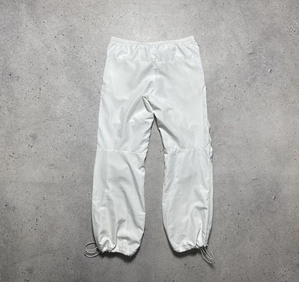 Nike Nike Vintage Baggy Track Pants White Drill Swoosh Nylon Size US 30 / EU 46 - 7 Thumbnail
