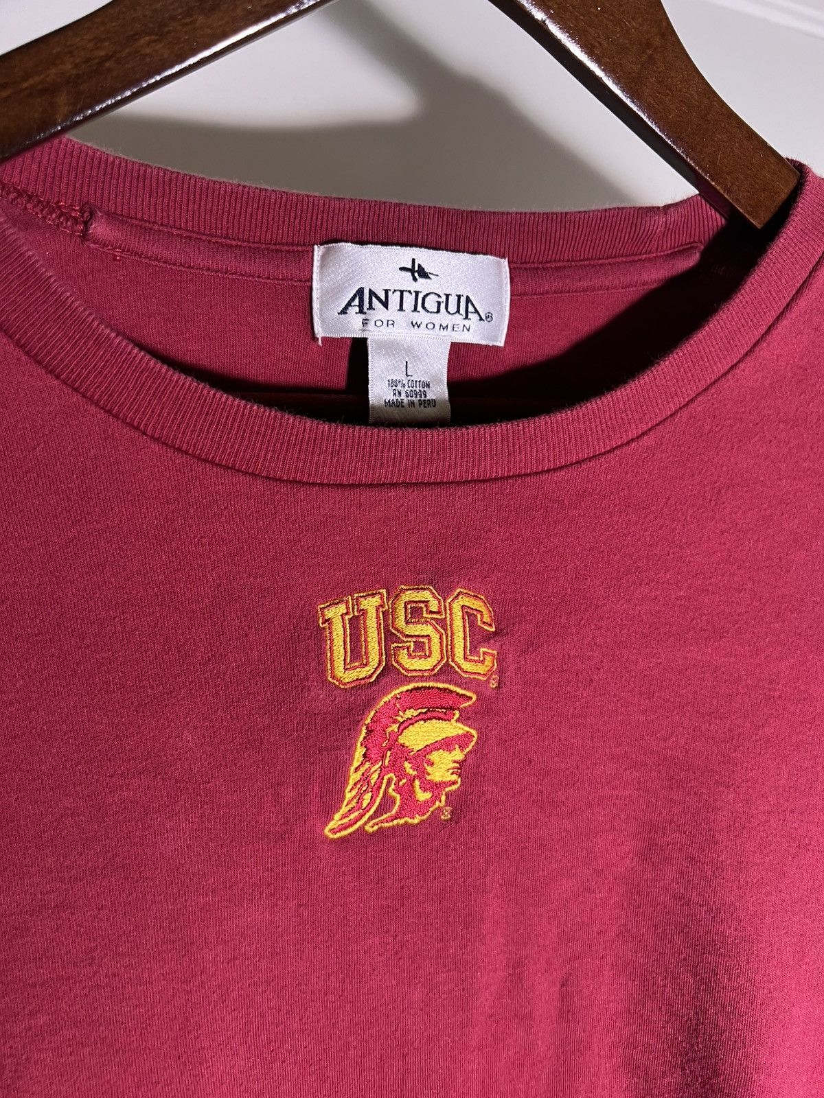 Vintage Y2K 2000's VTG Vintage USC University Retro Logo T Shirt Size L / US 10 / IT 46 - 8 Thumbnail