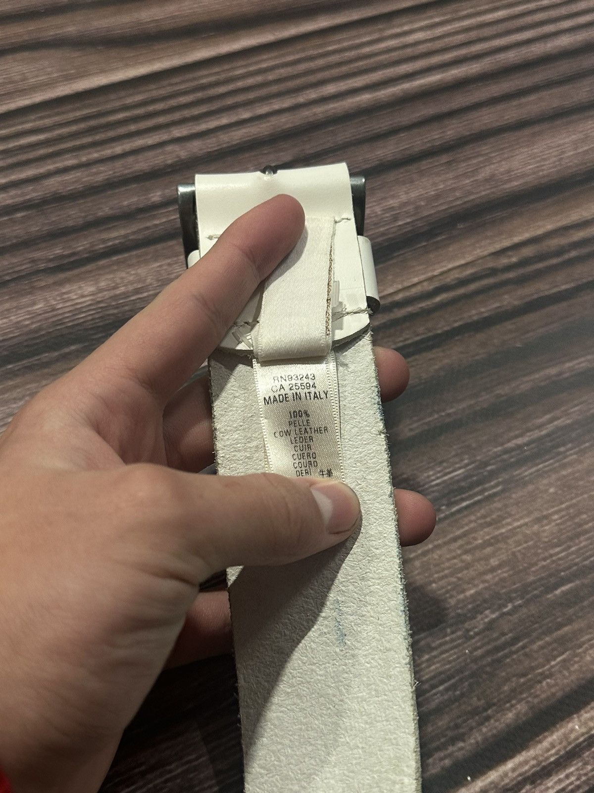 Diesel × Vintage Vintage Leather Belt Diesel Streetwear MADE IN ITALY 🇮🇹 Size ONE SIZE - 7 Thumbnail
