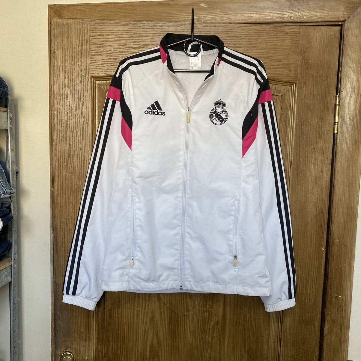Adidas Real Madrid Adidas 2014 Football training soccer jacket Size US S / EU 44-46 / 1 - 1 Thumbnail