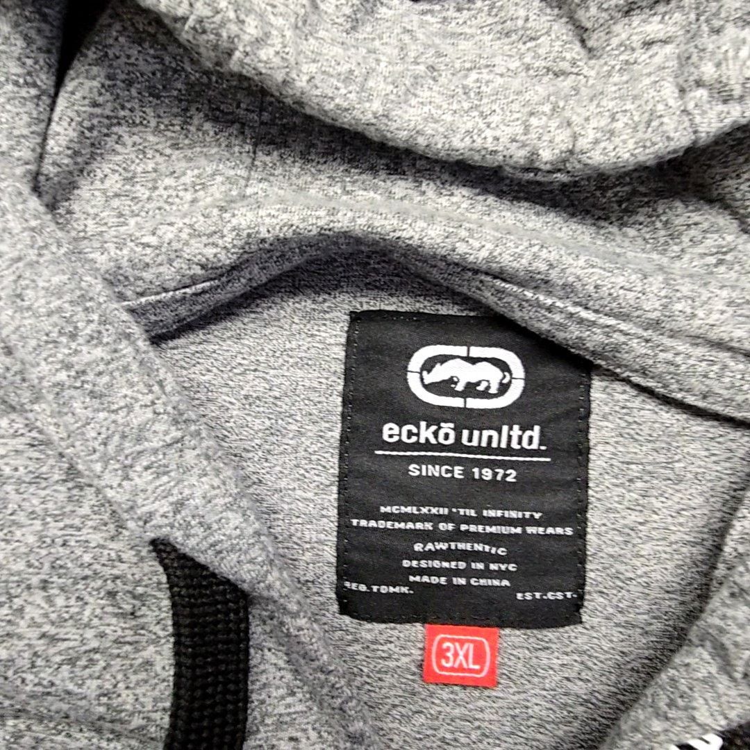 Ecko Unltd. Ecko Unltd Hoodie Graphic Short Sleeve Colorblock Gray 3XL Size US XXL / EU 58 / 5 - 9 Thumbnail