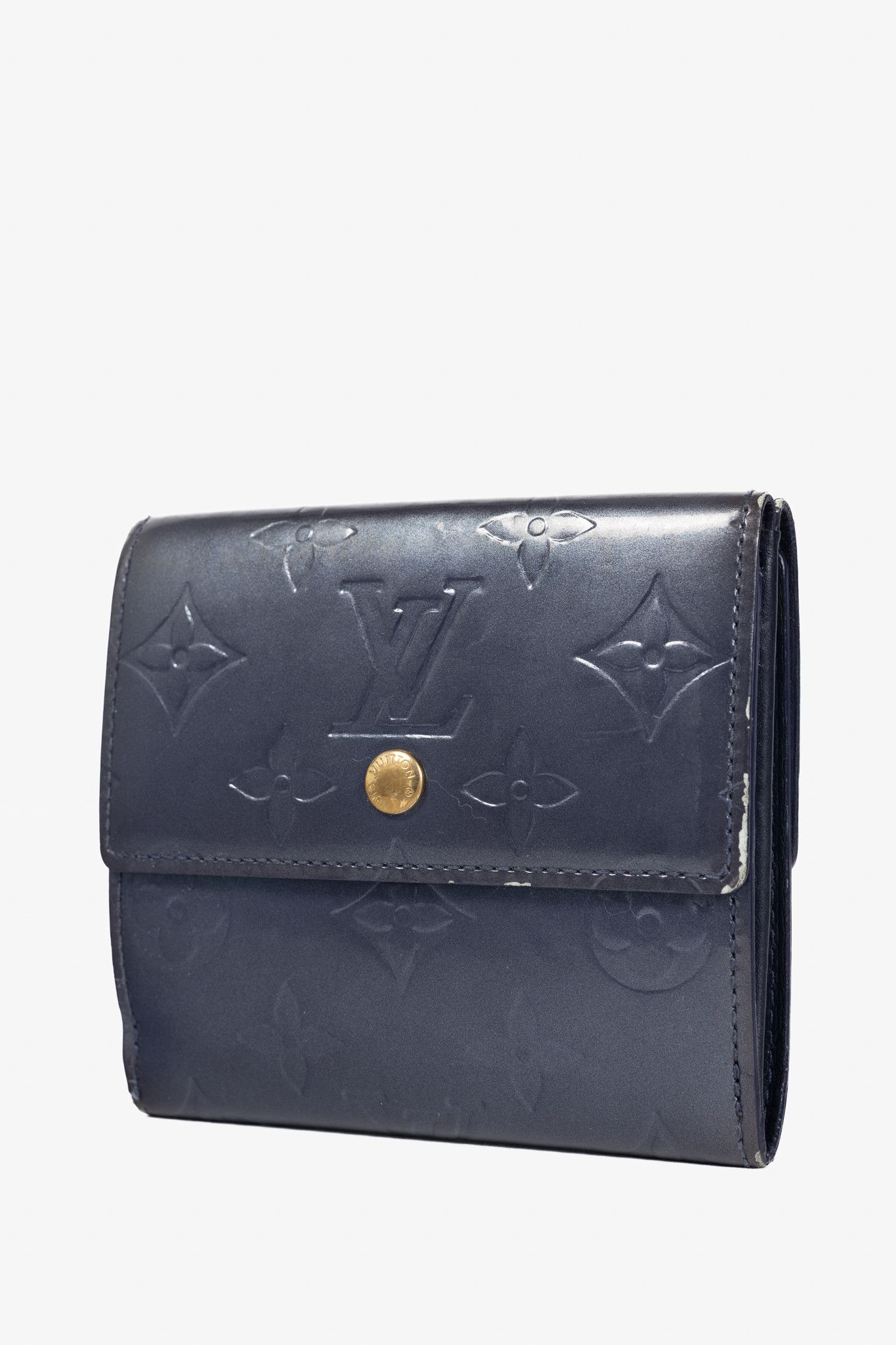 Louis Vuitton Louis Vuitton Indigo Monogram Vernis Leather Billfold Wallet Size ONE SIZE - 3 Thumbnail