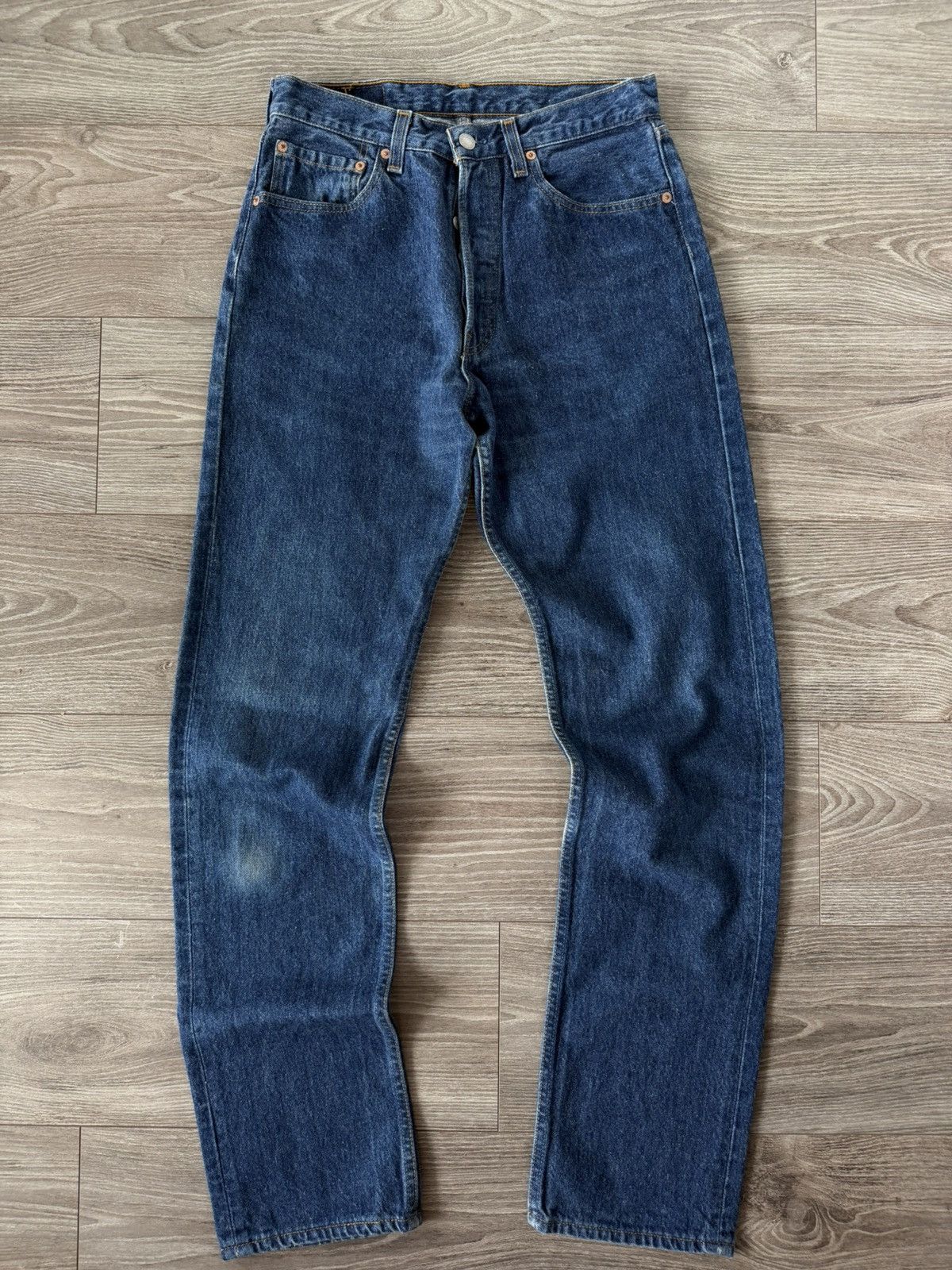 Levi's ‼️Vintage Levi’s Grey 501 Red Tab Denim Made in USA🇺🇸Jeans‼️ Size US 31 - 4 Thumbnail