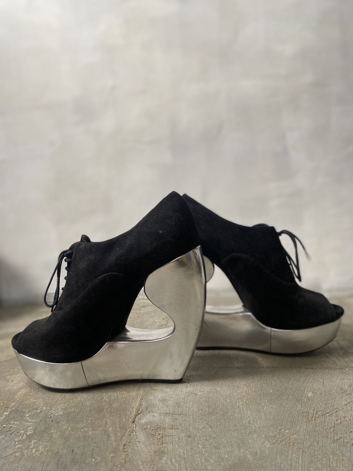 Alaia Alaia - Lace Up Wedges Size US 8.5 / IT 38.5 - 5 Thumbnail