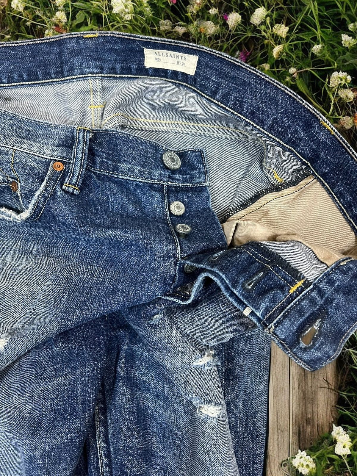 Allsaints AllSaints Sid straight jeans size W33 Size US 33 - 5 Thumbnail
