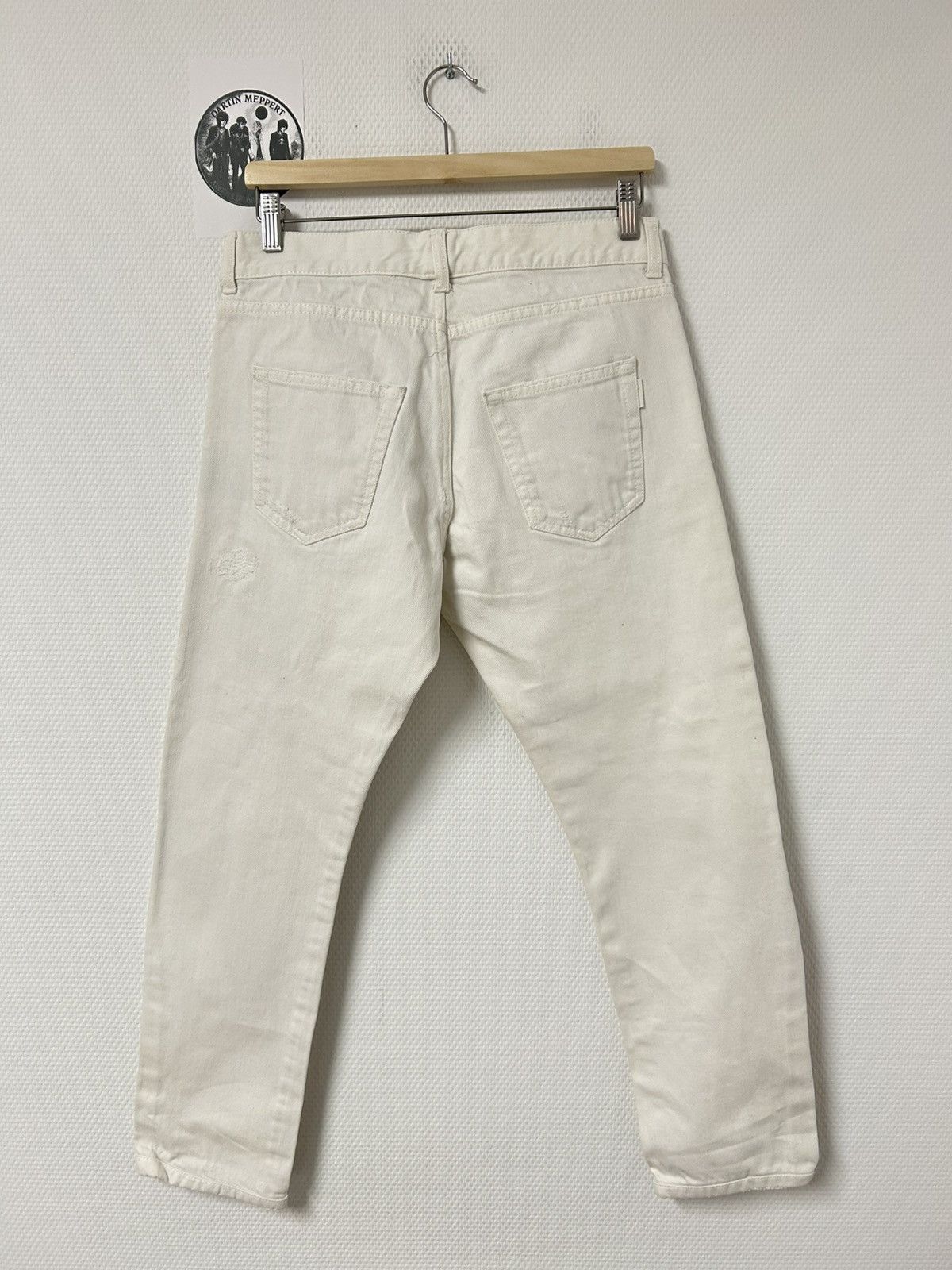 Saint Laurent Paris SS2018 Distressed Skinny Jeans Size US 32 / EU 48 - 2 Thumbnail