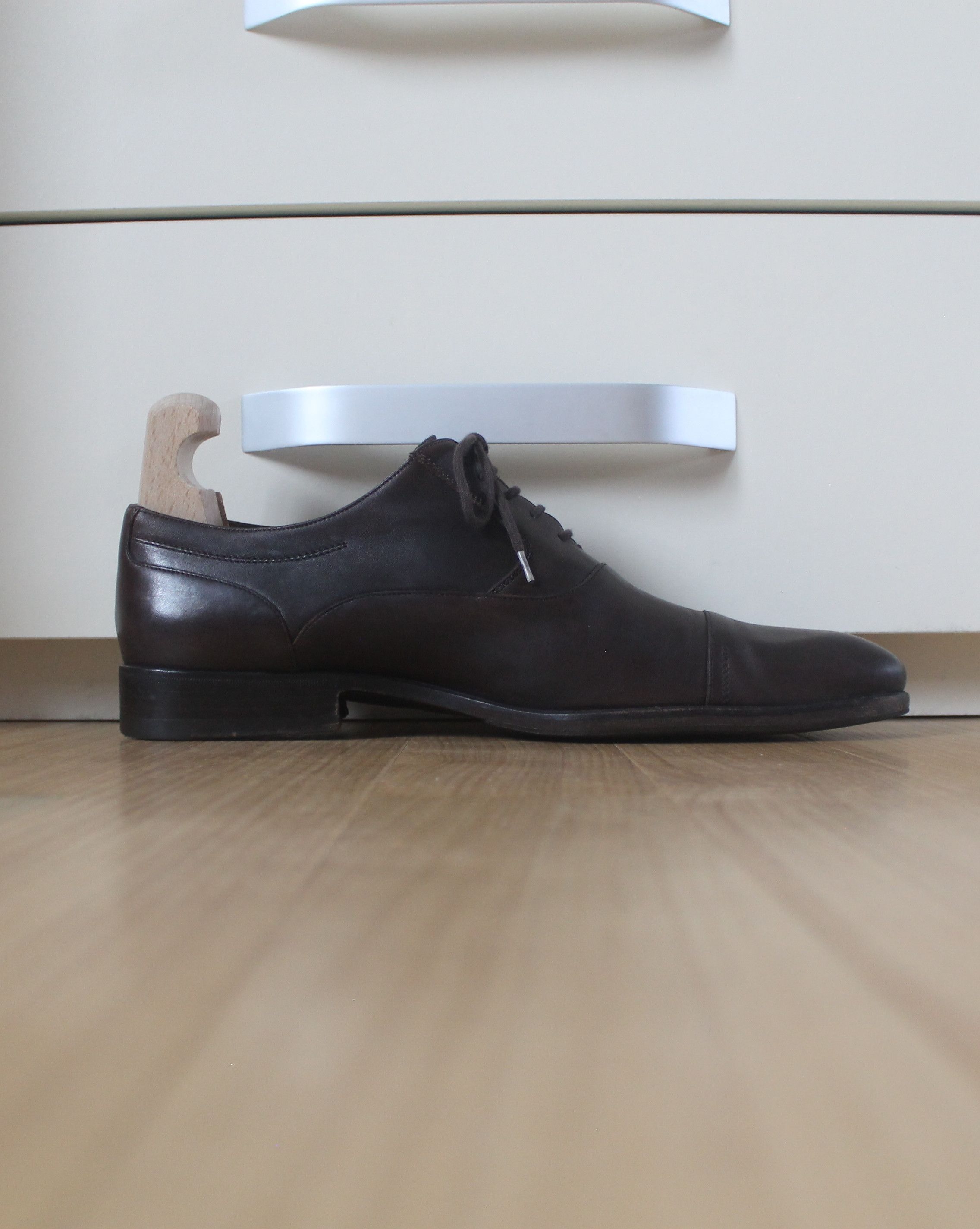 Gucci Gucci Lace Up Oxfords Leather Shoes Size US 9 / EU 42 - 7 Thumbnail