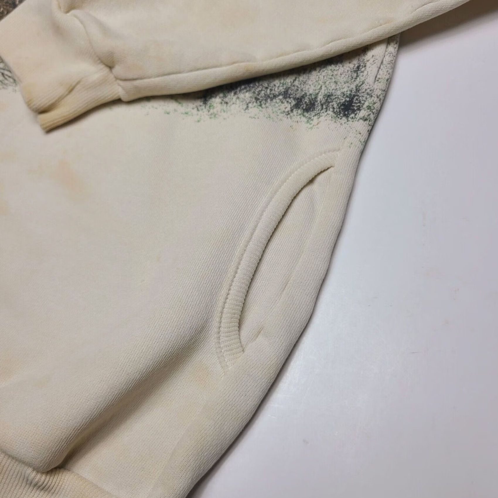 Vintage VINTAGE Traverse Bay Eagle Collared Sweatshirt All Over Print 90's Animal Nature USA Men's Large L Beige Sweatshirt Mens Size US L / EU 52-54 / 3 - 7 Thumbnail