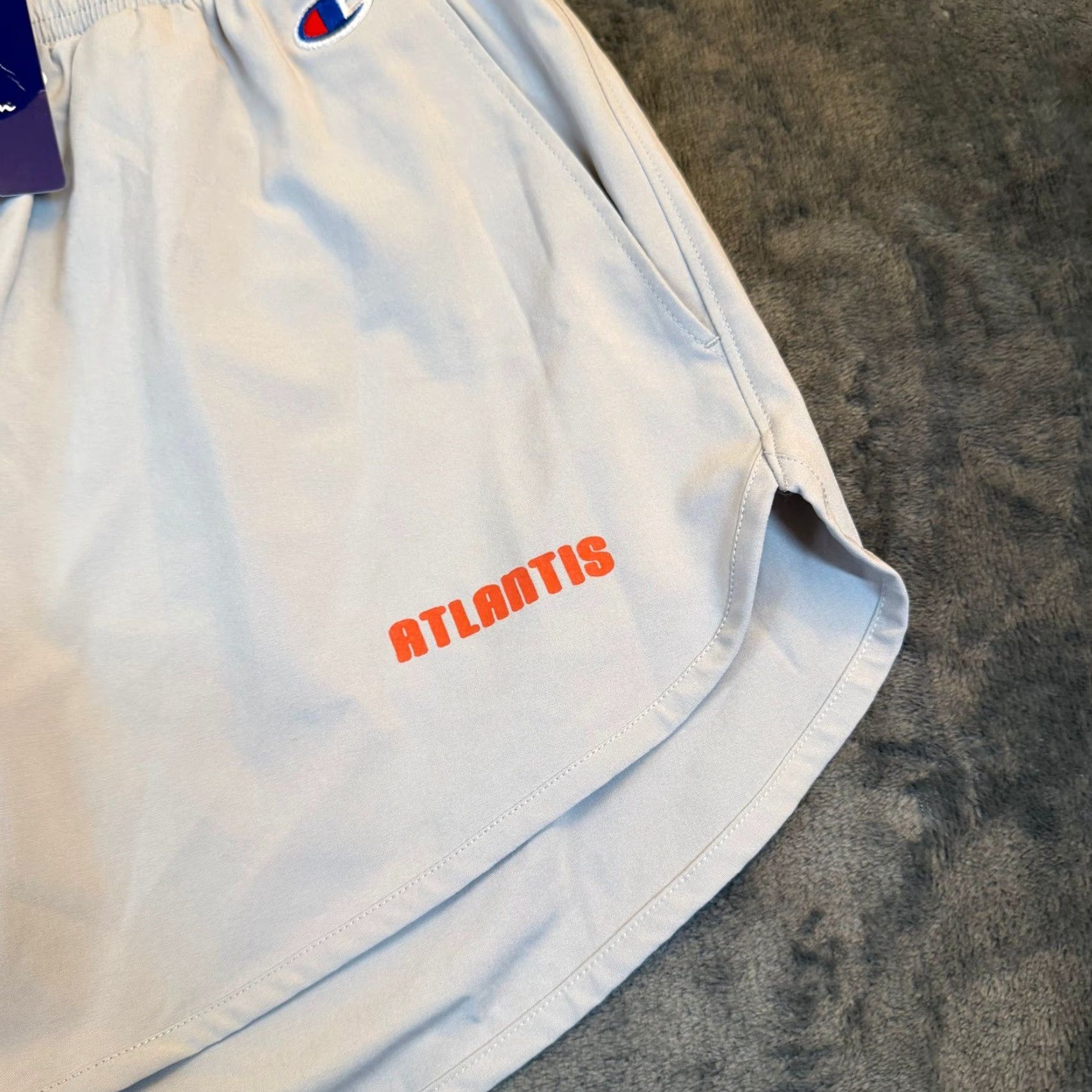 Champion Champion Atlantis Athletic Shorts Womens Medium Gray Dolphin Hem NWT Size 32" / US 10 / IT 46 - 2 Thumbnail