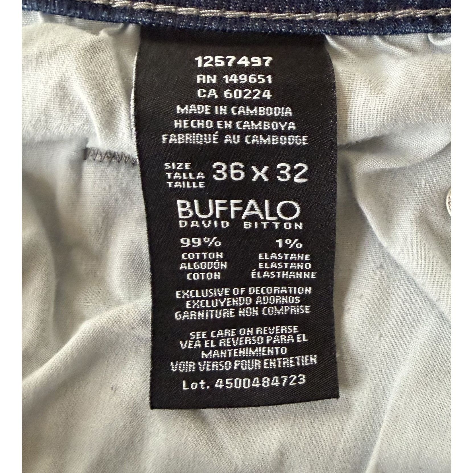 Buffalo David Bitton David Buffalo Bitton Jeans Jackson Straight Leg Size US 36 / EU 52 - 5 Thumbnail
