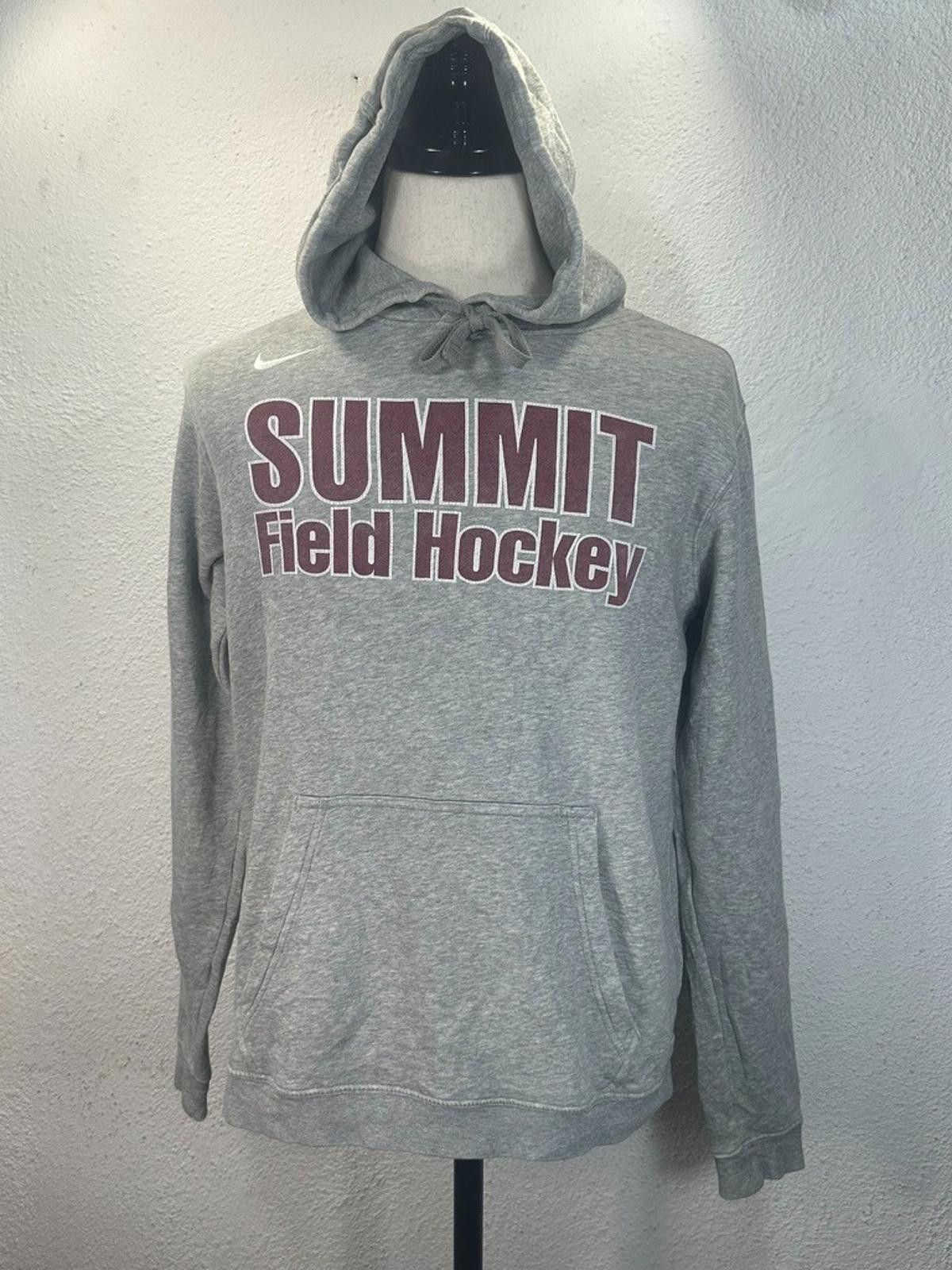Nike Nike Medium Gray Long Sleeve Summit Field Hockey Hoodie Size US M / EU 48-50 / 2 - 1 Thumbnail