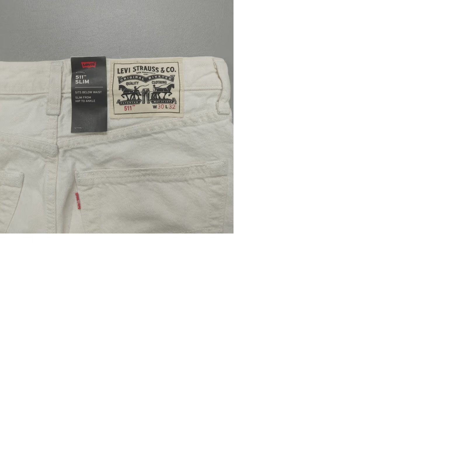 Levi's Outerknown x Levi's 511 Slim Fit Denim Jeans Men's 30x32 5-Pockets Cotton Hemp Size US 30 / EU 46 - 9 Thumbnail