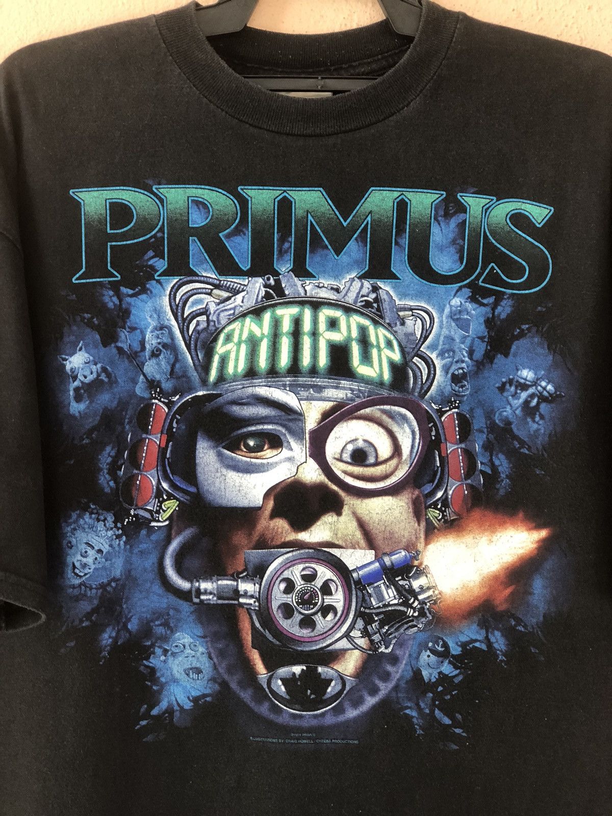 Vintage 90e PRIMUS AntiPop Funk Rock Tee