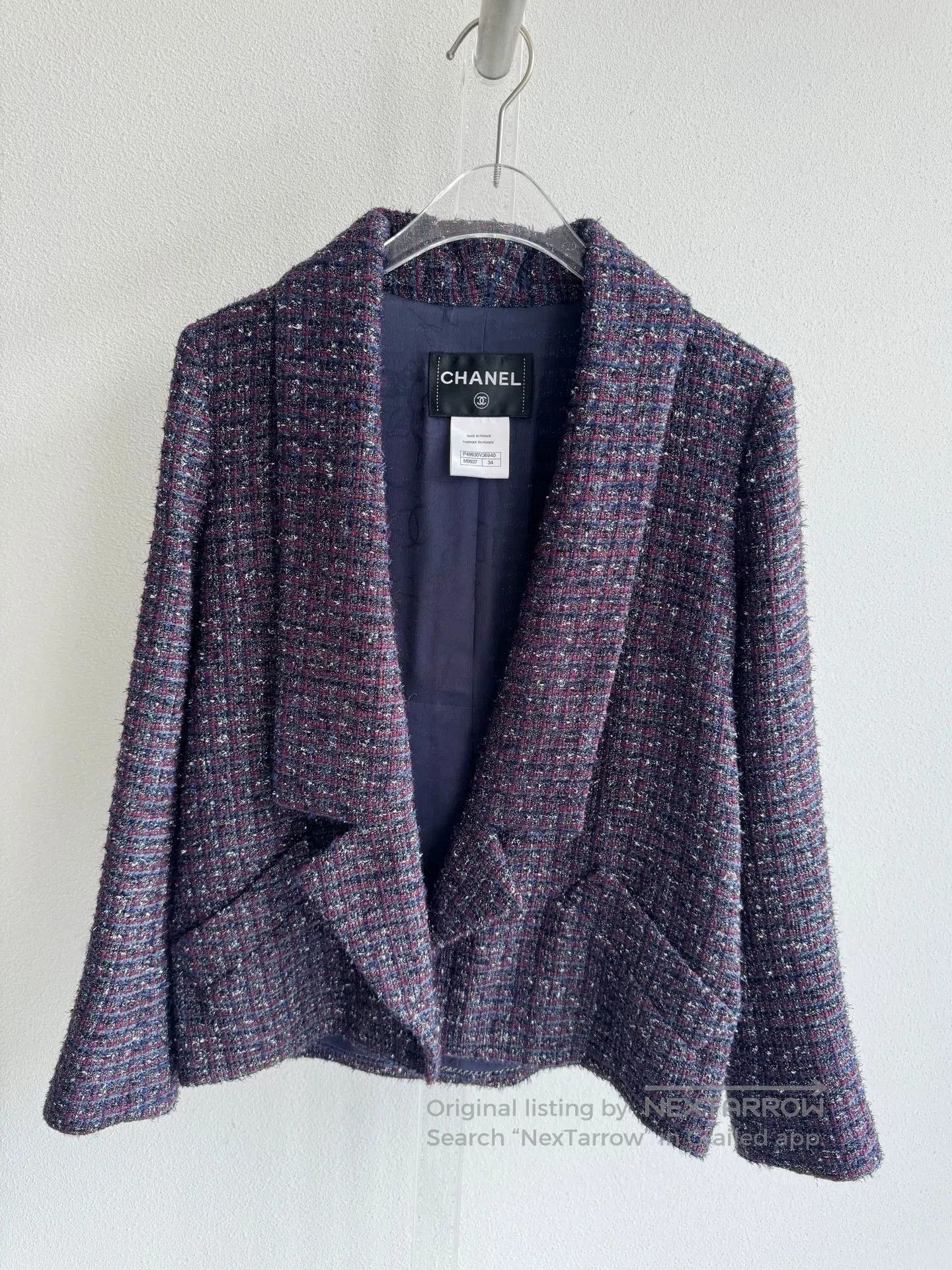 Chanel Chanel Tweed Blazer. Size XS / US 0-2 / IT 36-38 - 1 Thumbnail