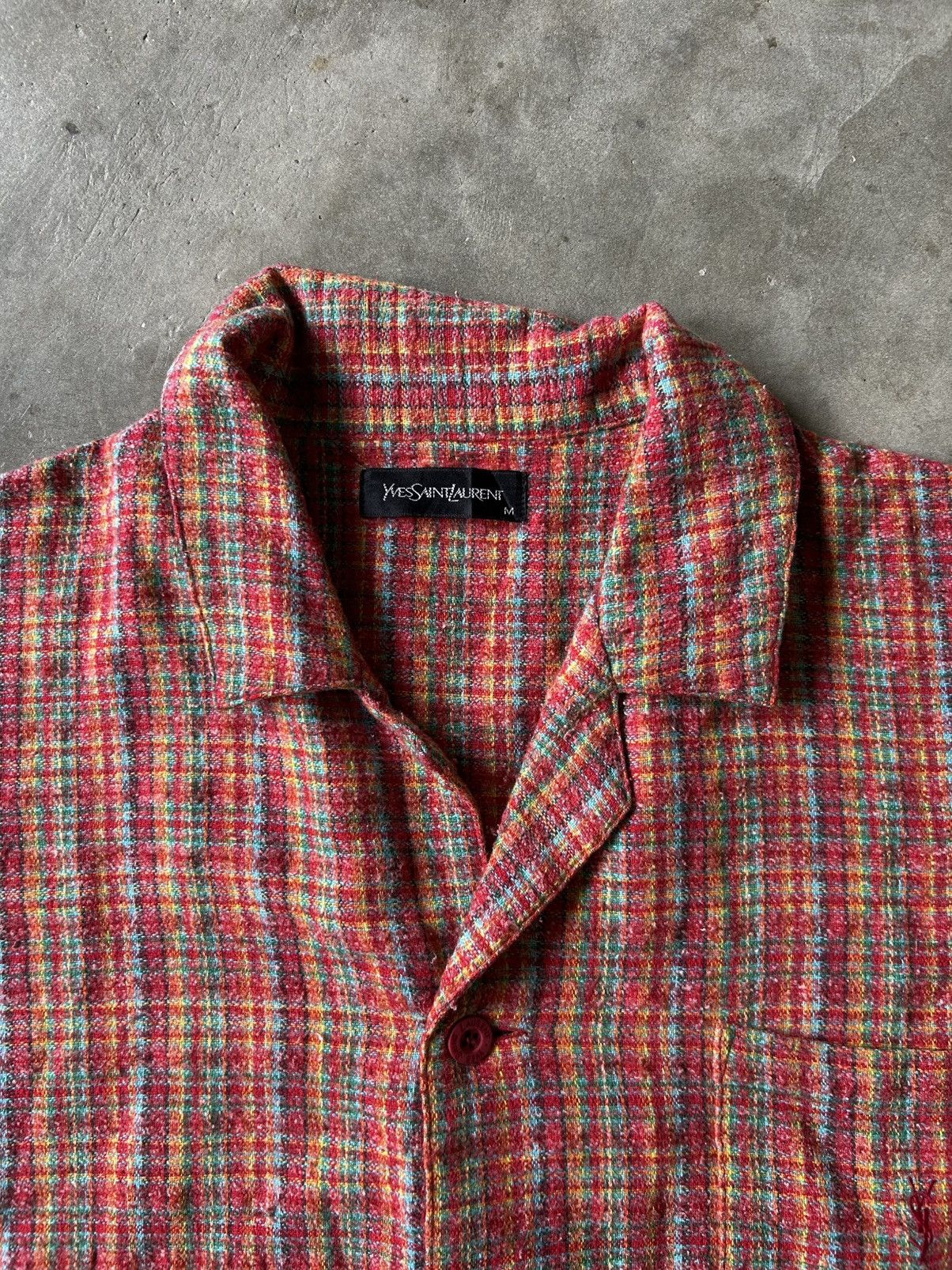 Yves Saint Laurent Yves Saint Lauren Mens Flannels Plaid Shirt Size US M / EU 48-50 / 2 - 2 Thumbnail