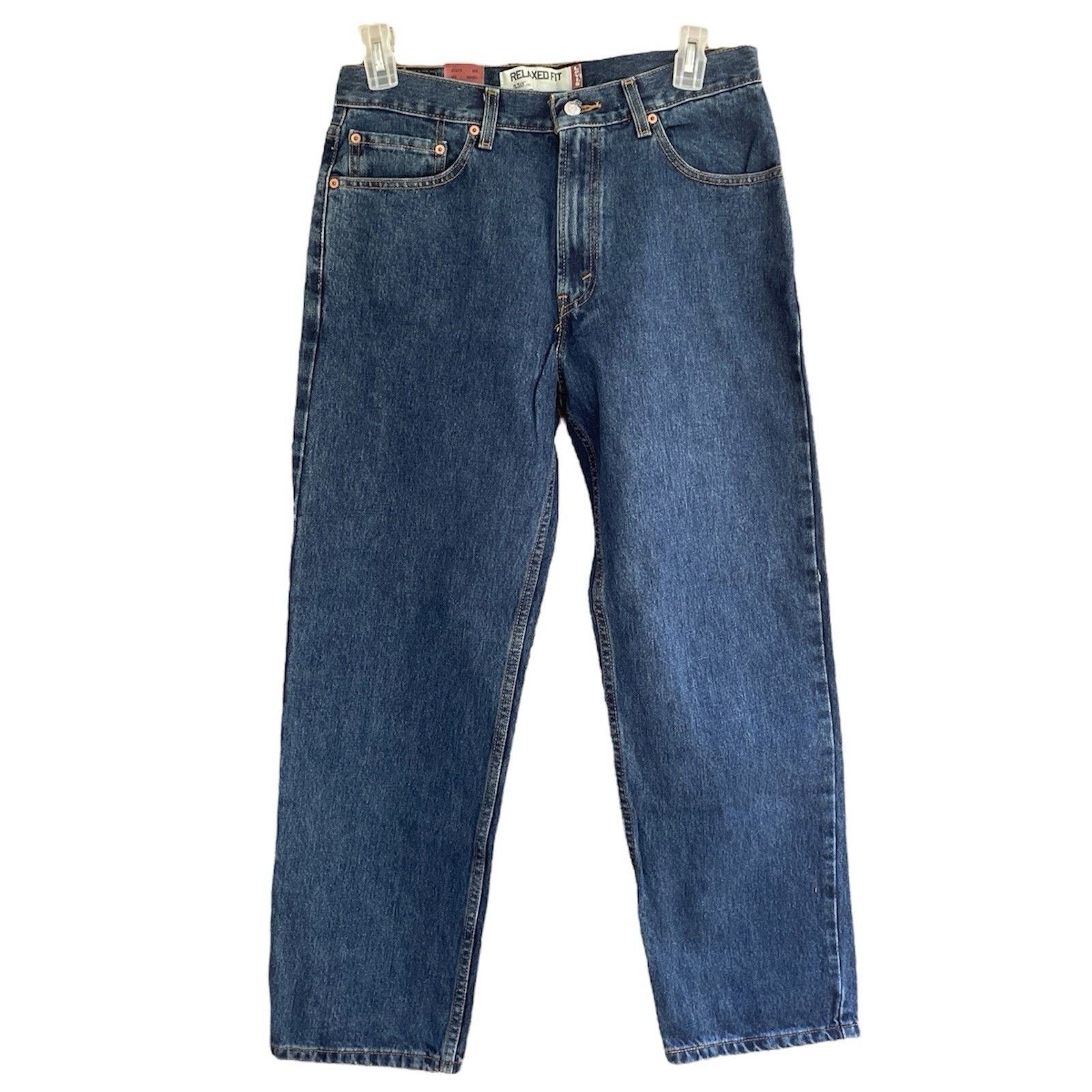 Levi's Vtg 90s Levi’s 550 Relaxed BOOTCUT Blue Jeans Size 34/30 NWT Size US 34 / EU 50 - 1 Thumbnail