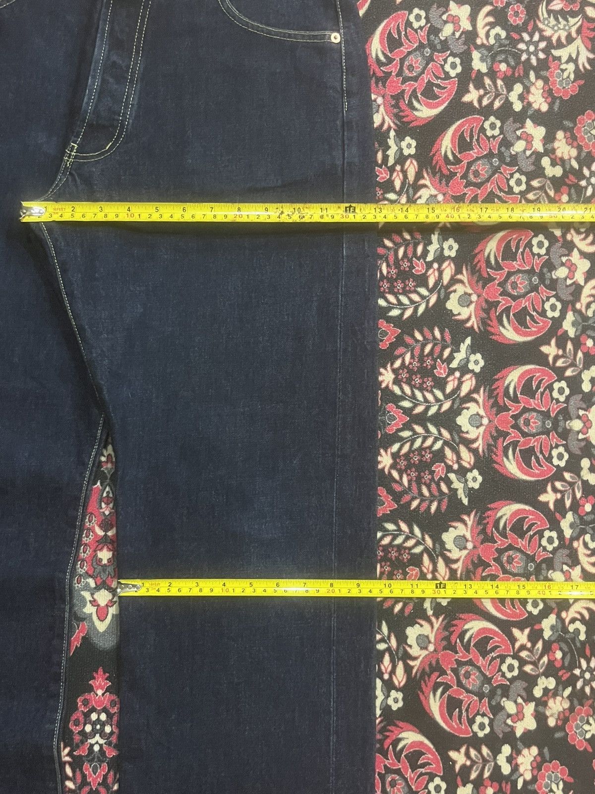 Vintage Vintage Octopus Army Indigo Wash Straight Leg Selvedge Jeans Size US 34 / EU 50 - 17 Thumbnail