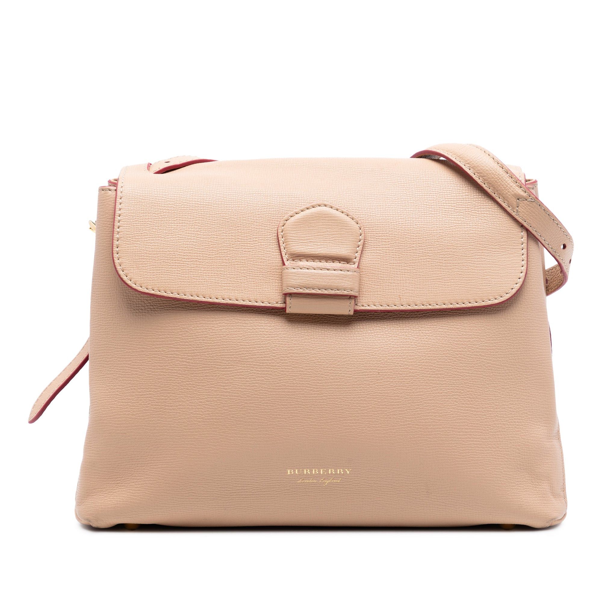 Burberry Medium House Check Trimmed Leather Camberley Satchel Size ONE SIZE - 1 Thumbnail