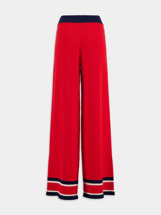 Gucci o1la5ras0526 Cotton Trouser With Stripes in Red Size 32" / US 10 / IT 46 - 1 Thumbnail